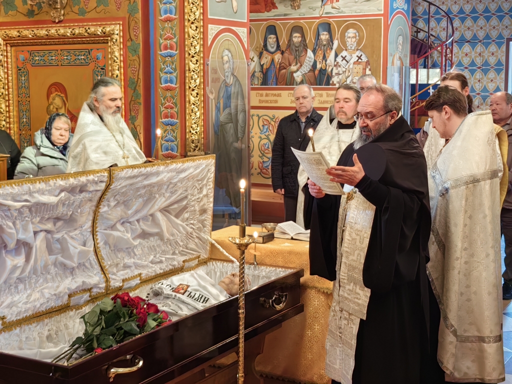 Архиепископ Юстиниан возглавил отпевание Тимофея Яковлевича Кутыгина