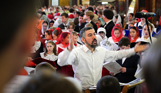 Хор воскресной школы Казанского собора Элисты принял участие в Патриаршей литургии в храме Христа Спасителя