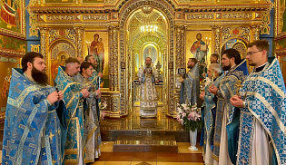 Архиепископ Юстиниан молитвенно отметил годовщину архиерейской хиротонии 