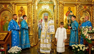 В праздник Рождества Богородицы архиепископ Юстиниан совершил Литургию в Казанском соборе Элисты 