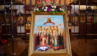 В День именин цесаревича Алексия архиепископ Юстиниан совершил Литургию в храме его имени в Городовиковске