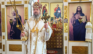Архиепископ Юстиниан совершил Литургию в селе Приютное