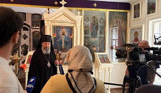 Архиепископ Юстиниан совершил молебен Пророку Иоанну Предтече