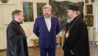 Архиепископ Юстиниан встретился с Константином Малофеевым