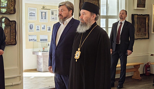 Архиепископ Юстиниан встретился с Константином Малофеевым