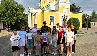 Шахматист Сергей Карякин посетил Казанский собор и пообщался с воспитанниками Воскресной школы