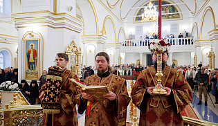 Архиепископ Юстиниан принял участие в торжествах по случаю тезоименитства митрополита Лонгина
