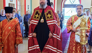Архиепископ Юстиниан возглавил празднование  престольного дня в Свято-Никольском храме  Лагани