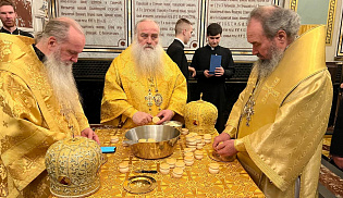 Архиепископ Юстиниан поздравил Патриарха Кирилла с 15-летием интронизации