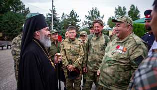 Архиепископ Юстиниан встретился с участниками Слета казачьей молодежи 