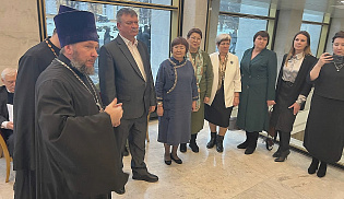 Архиепископ Юстиниан возглавил делегацию из Калмыкии на Рождественских чтениях в Москве